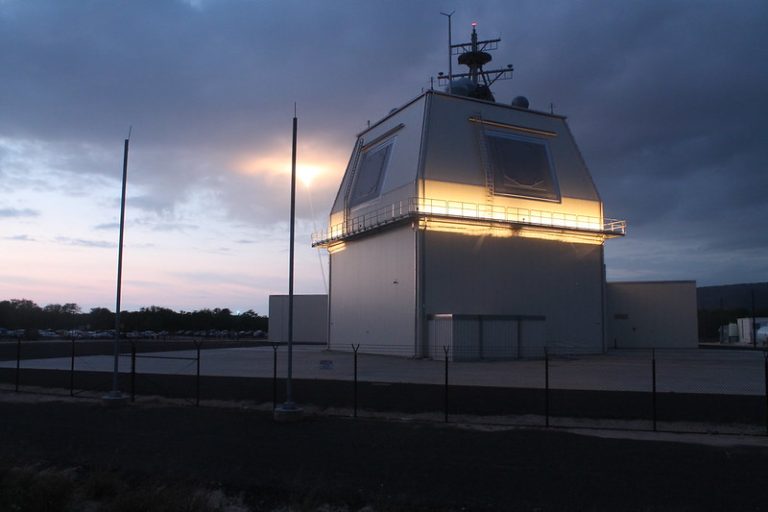 The Aegis Ashore Weapon System launched an SM-3 Block IB guided missile from the land-based Vertical Launch System during a Missile Defense Agency and U.S. Navy test from Kauai, Hawaii in May 20, 2014, U.S. Missile Defense Agency